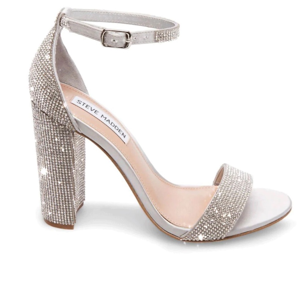 Steve Madden Carrson - R Crystal heels never worn prom homecoming shoes